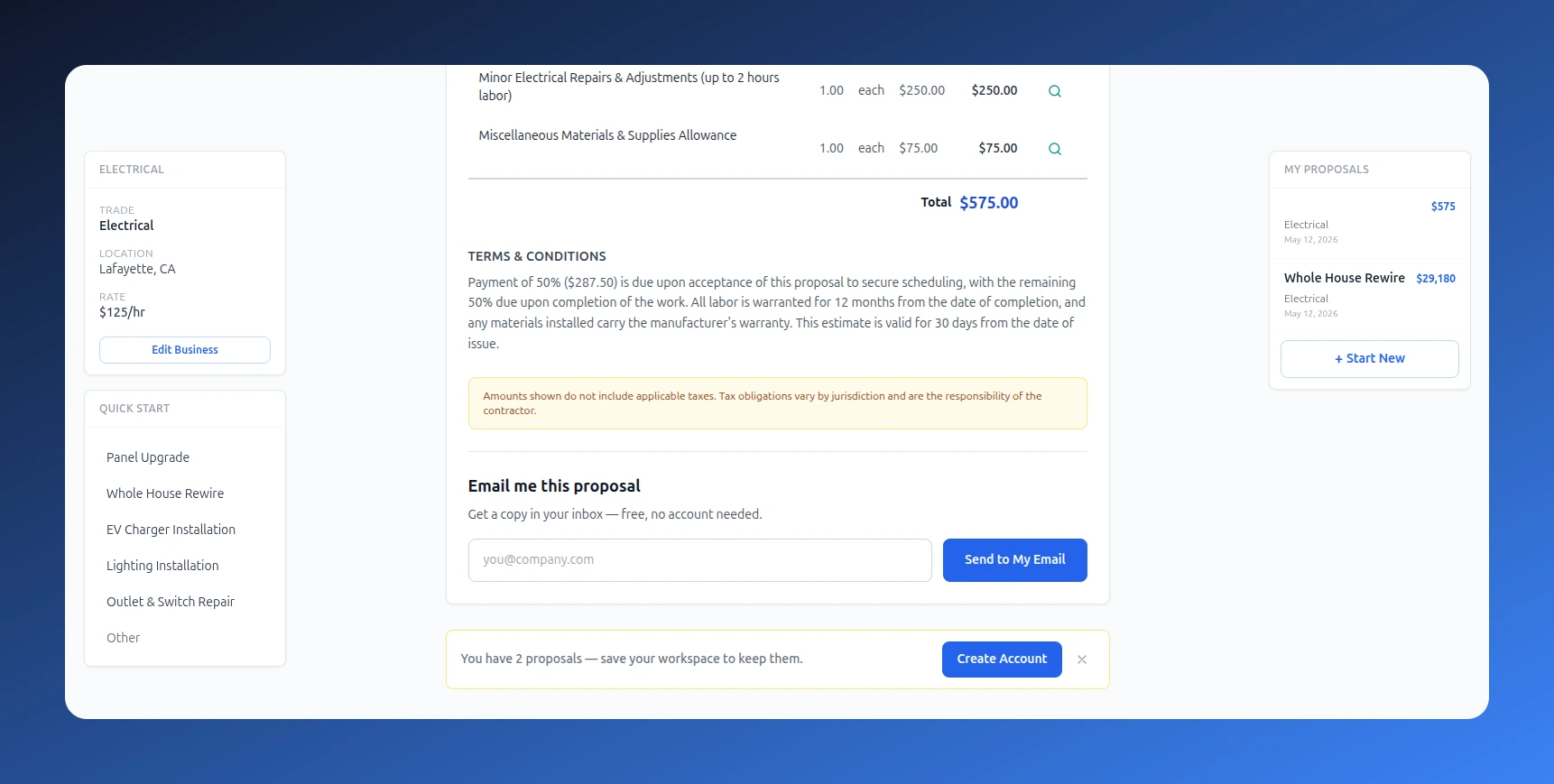 Home Trades Online screenshot 3